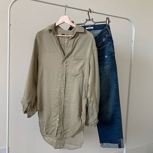 Zara woman loose fit blouse
